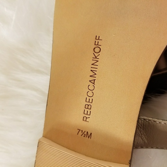 NWOB Rebecca Minkoff Tassel Erin Taupe Sandals - Picture 7 of 7